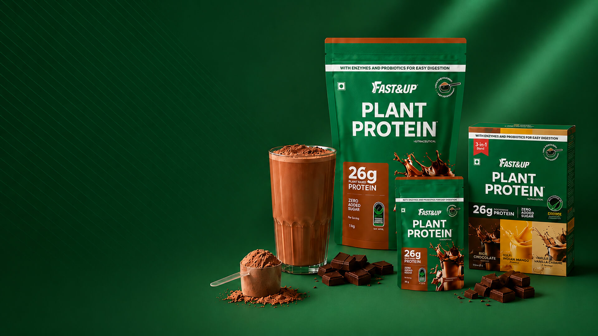 Fast&Up Plant Protein — Every Batch. 480+ Parameters Tested.